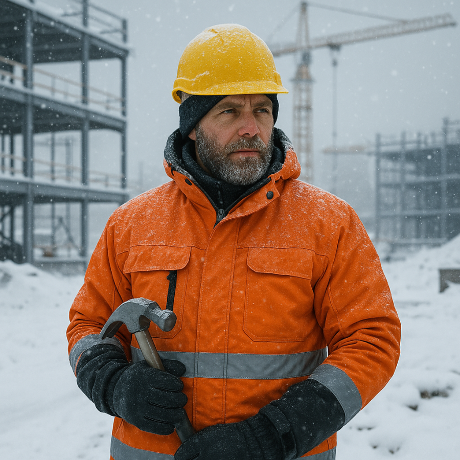 Sikkerhet på Byggeplasser i Kulde | Vinterklær og Utstyr fra Zeproc