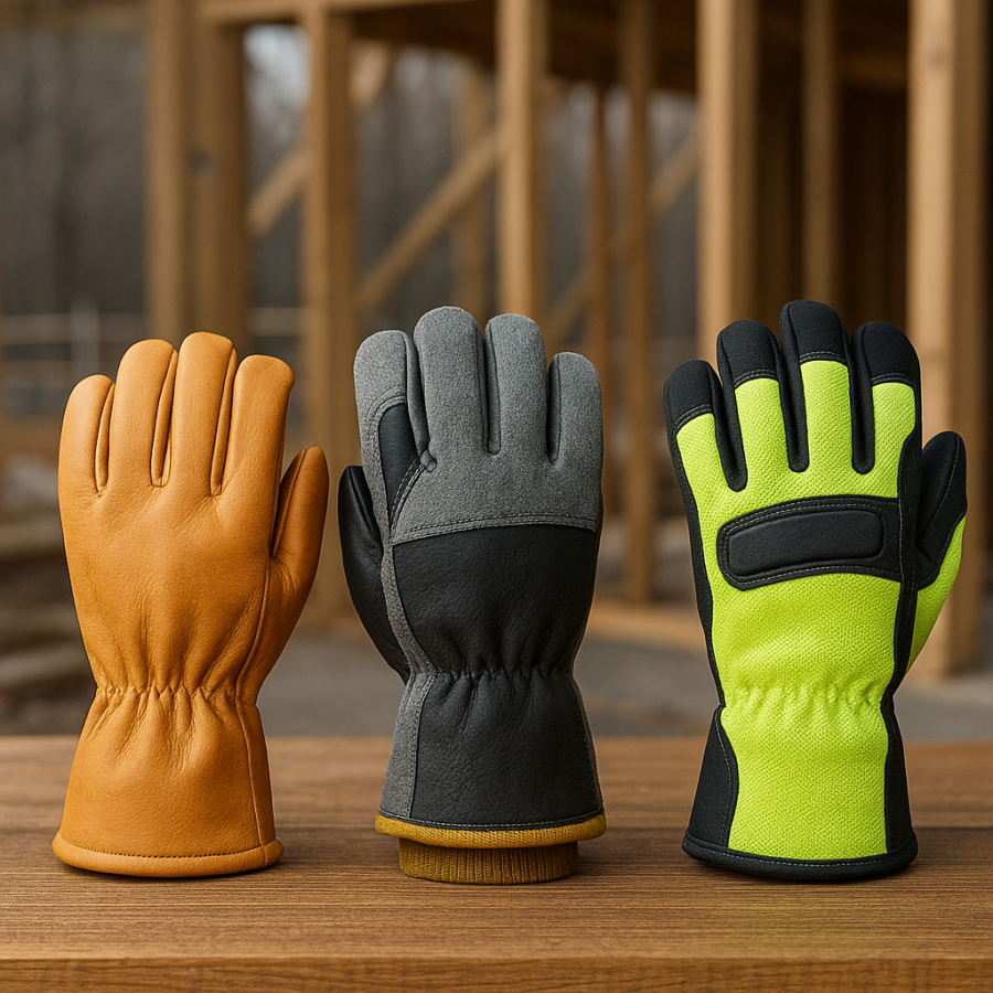 Arbeidshansker til Byggebransjen | Skinnhansker, Isolerte og Sertifiserte Alternativer