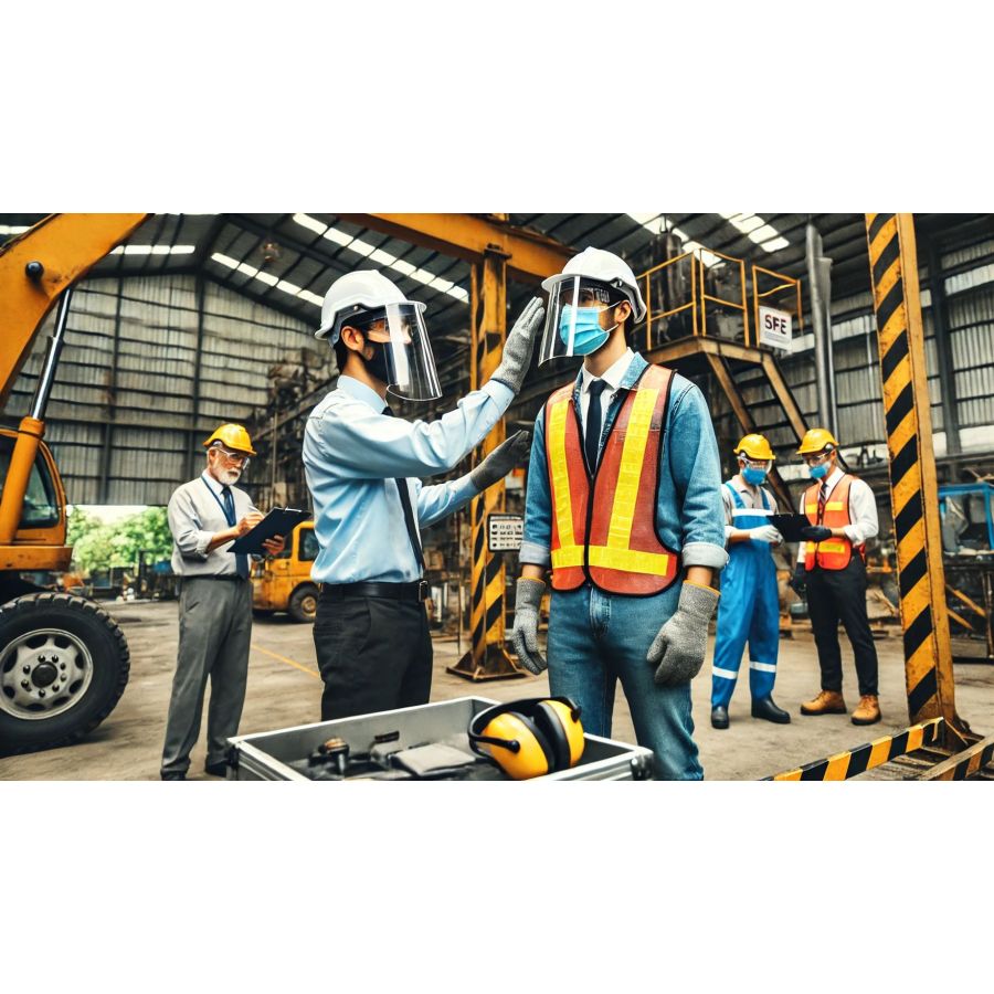 Forebygging av ansiktskader fra flygende rusk | Bygg- og industrisikkerhet | Zeproc