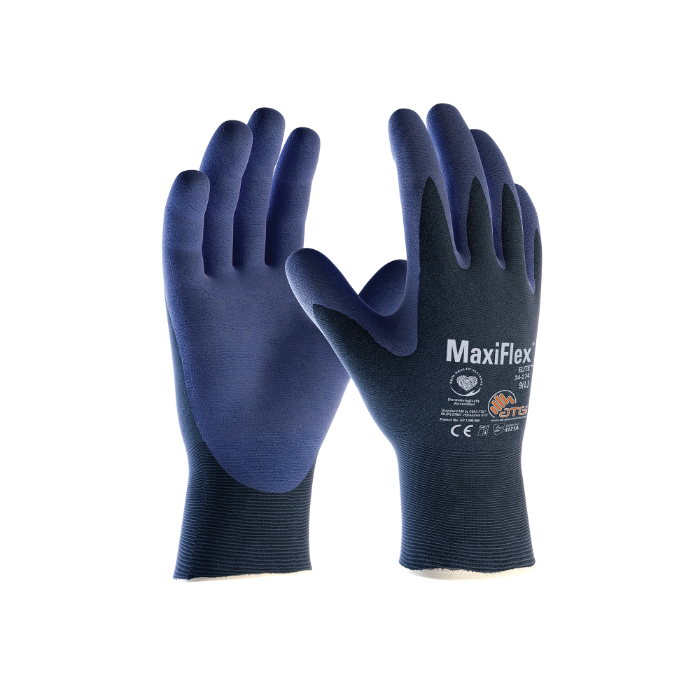 MaxiFlex ELITE 34-274 Monteringshanske blå Størrelse 12