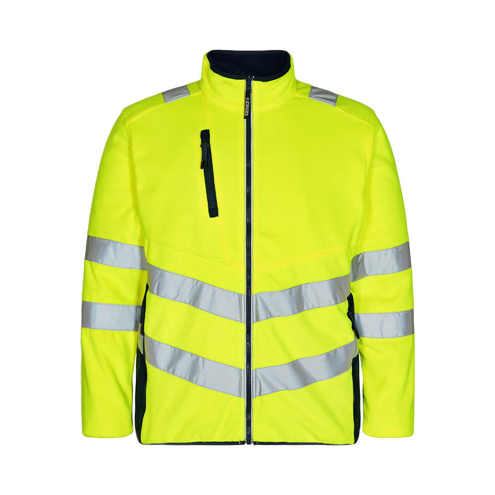 Engel Safety fleecejakke 1192 High-Vis gul/blå på 2 størrelse 5XL