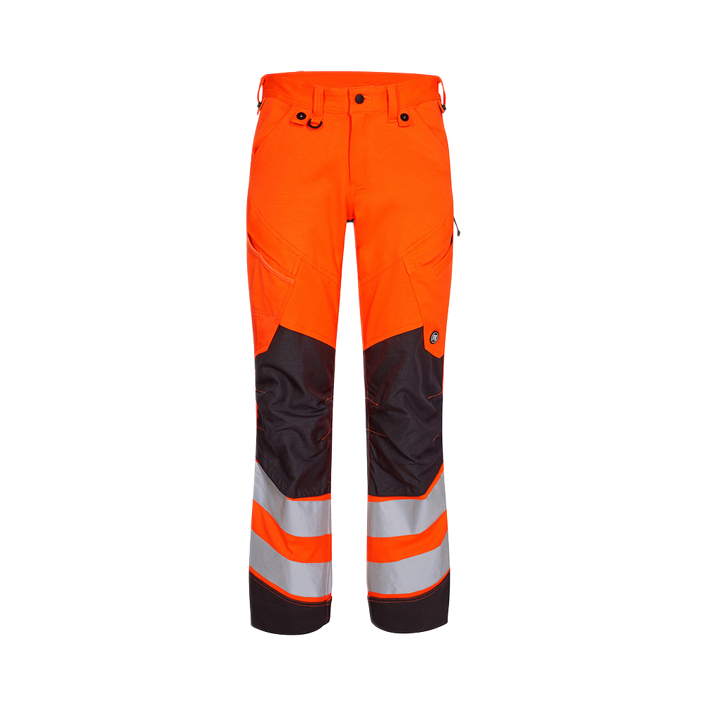 stretchbukse 2544, High-Vis kl.2, oransje/grå, str 96
