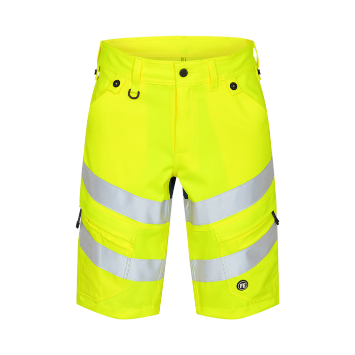stretchshorts 6546, EN 20471 gul/blå, klasse 1, størrelse 116
