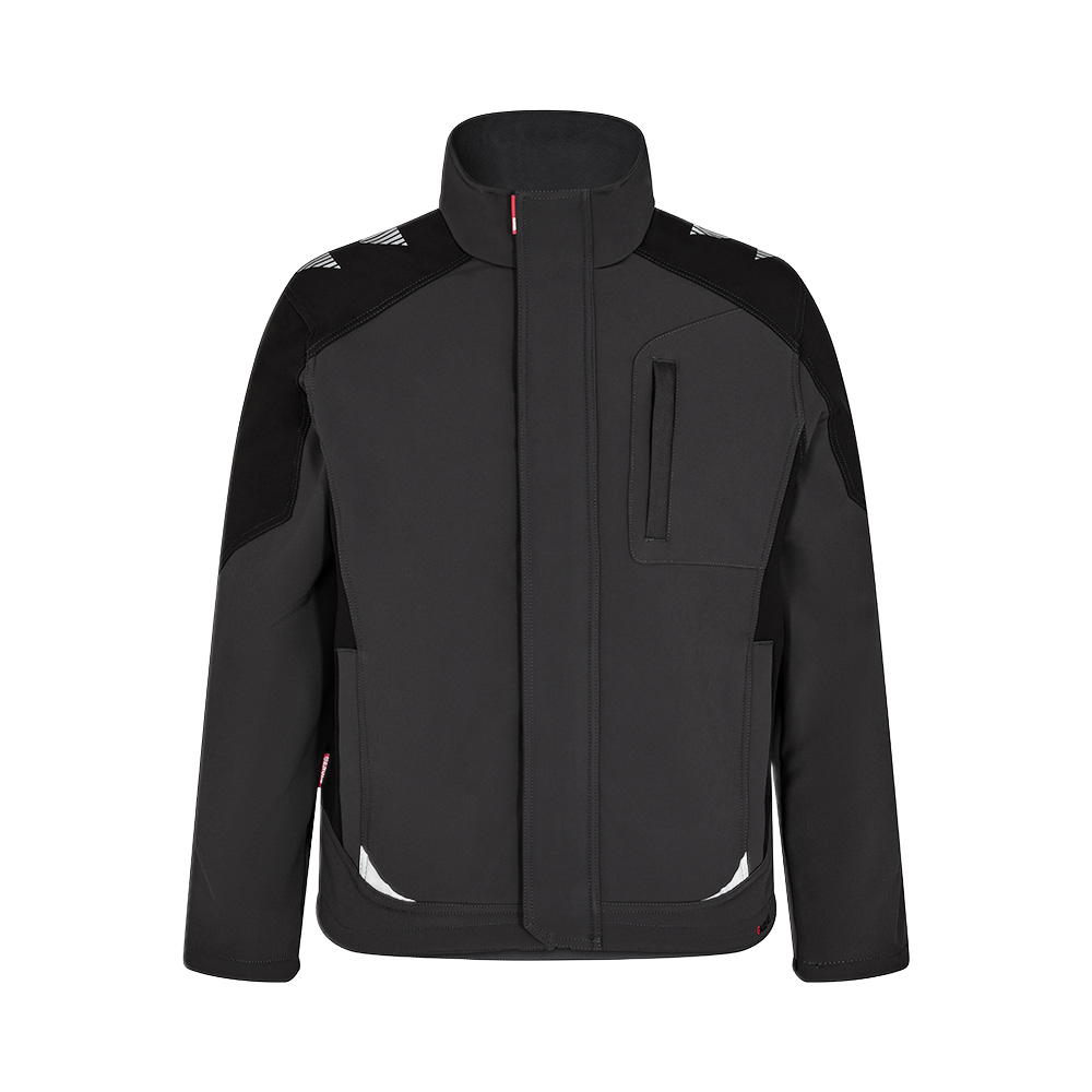 GALAXY softshelljakke grå/svart, 8810, størrelse XL