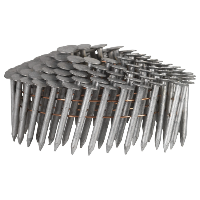 Bilde av Spiker coil 31/35 VG A2400 pappspiker,16gr. coil for bruk til feste av shingel, takpapp og asfalt vindtettplate etc. G.U. gipsplate, sutakplater etc. Innhold 2400 stk