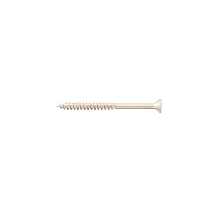 Treskrue T30 senk 6,0x80 à 100 stk. Elektrolytisk forsinket, herdet treskrue med forsenket hode og torx spor. Delgjenget og fiberkutt.