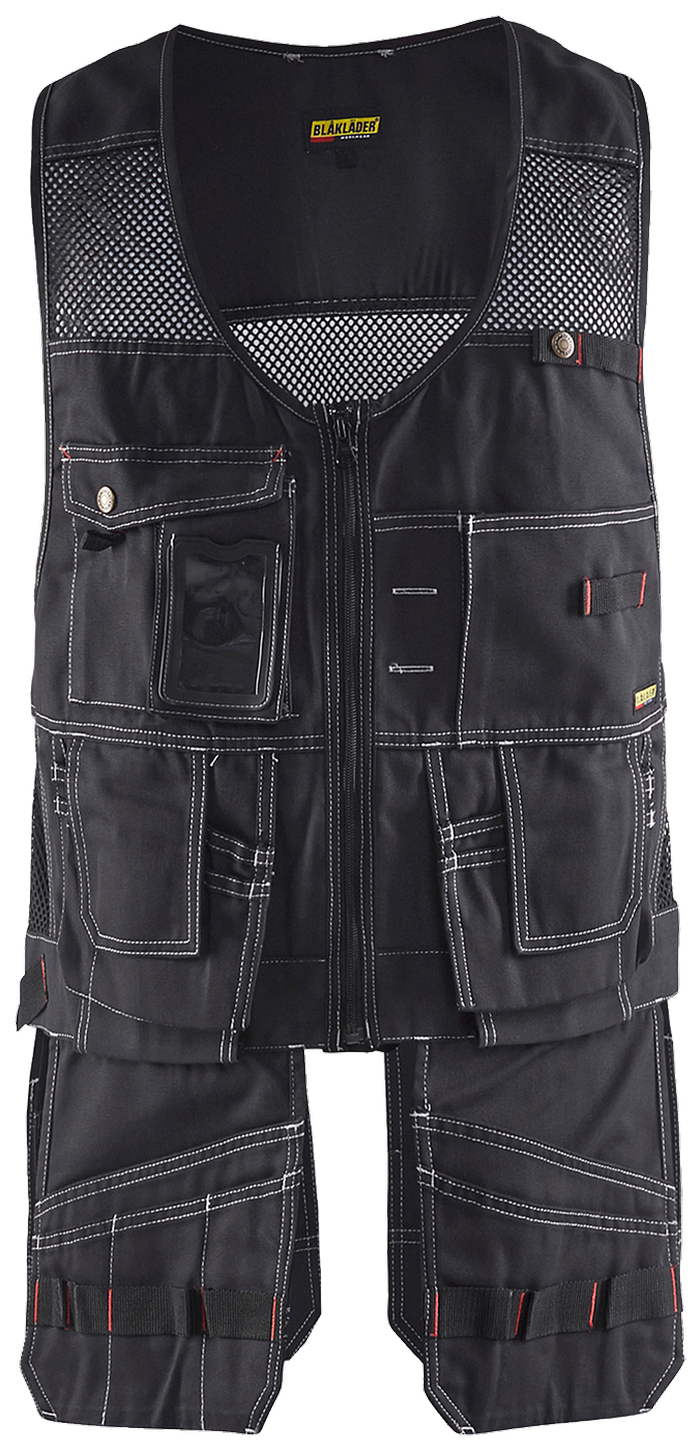 Håndverkervest Sort XXL
