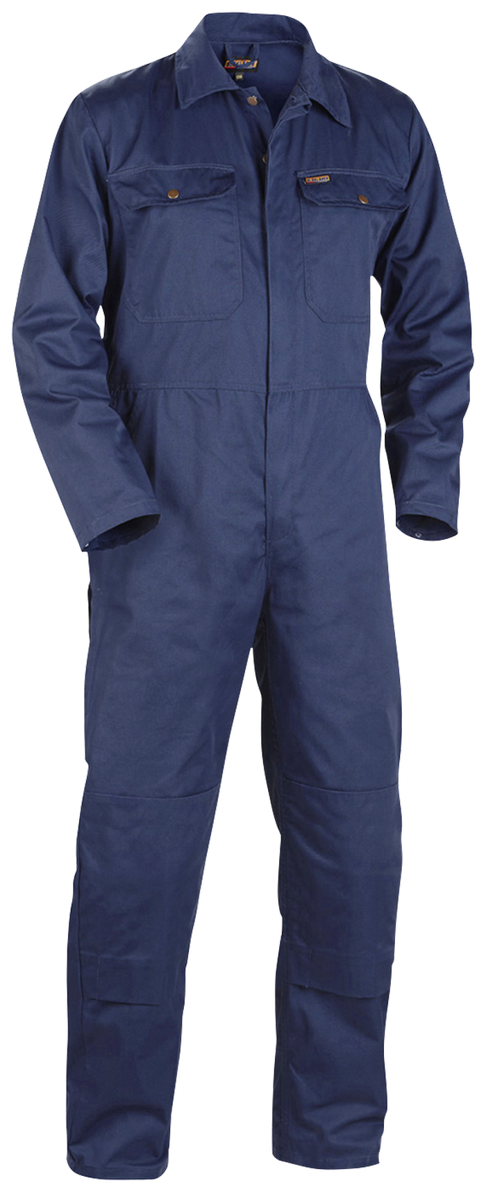 Kjeledress med knelommer Marin