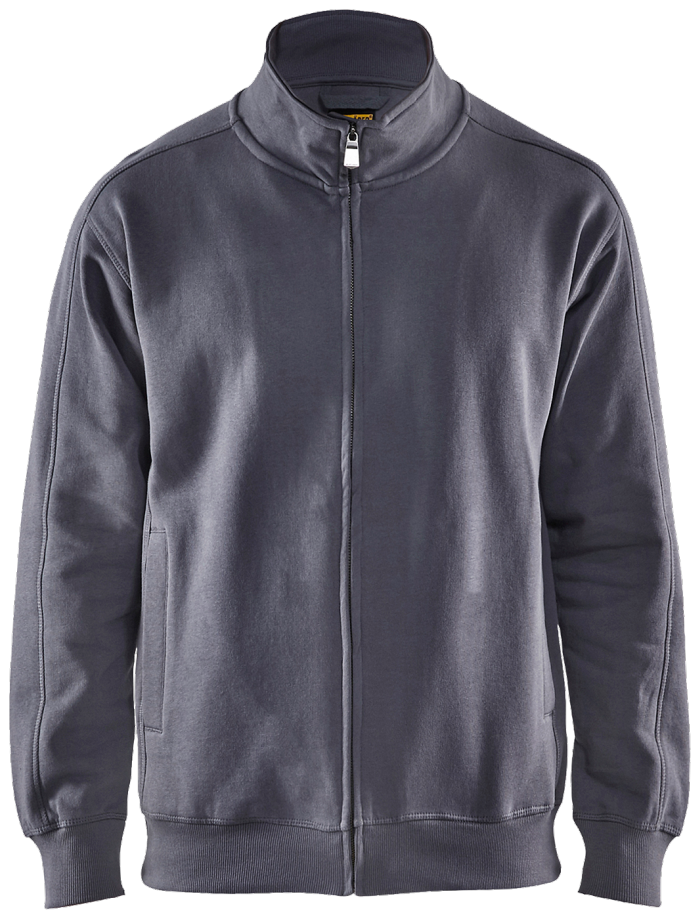 Genser full glidelås Grå XL