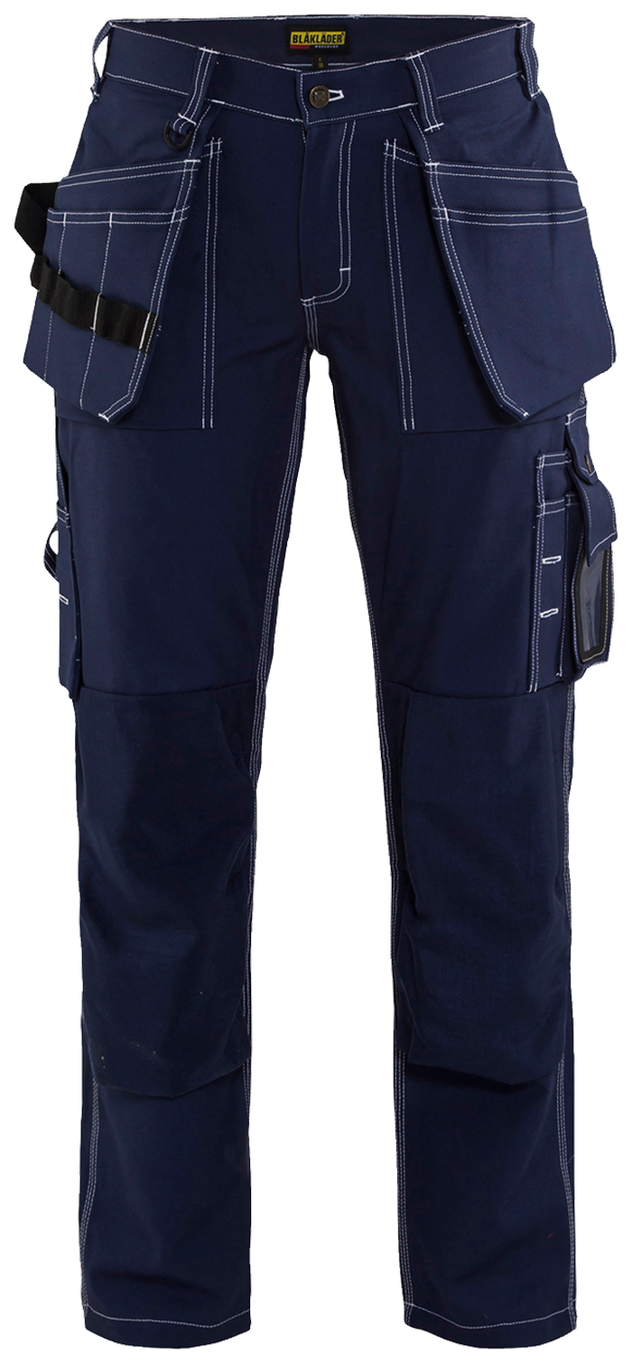 Håndverkerbukser for kvinner Marineblå