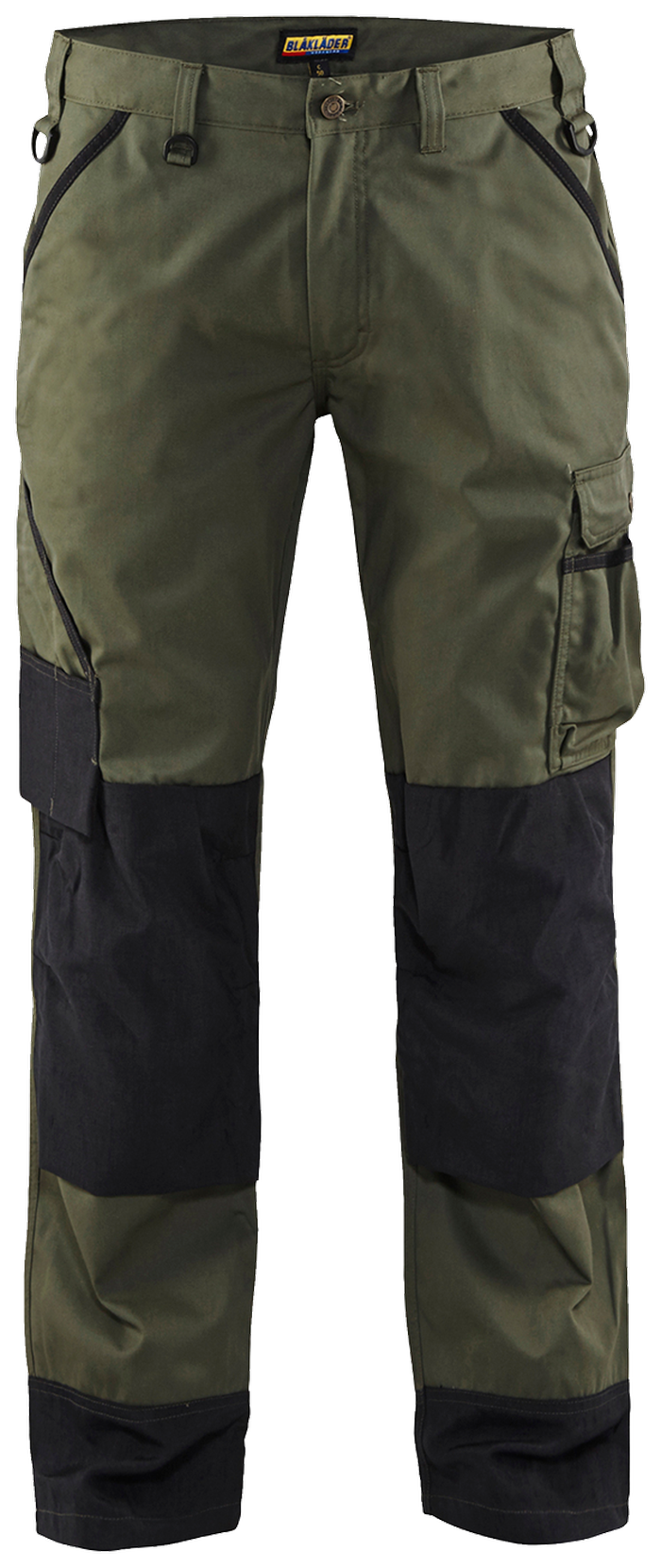 Hagebukse armygrønn/svart d