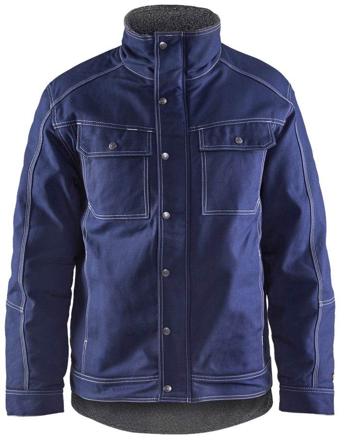 Vinterjakke Bomull Marineblå