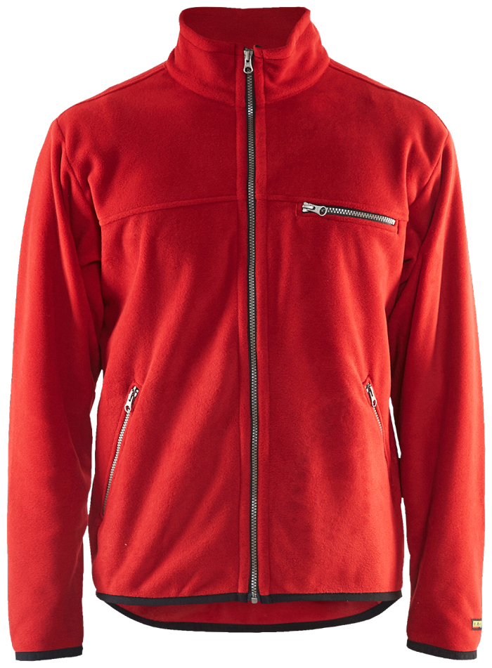 Fleecejakke rød 2xl