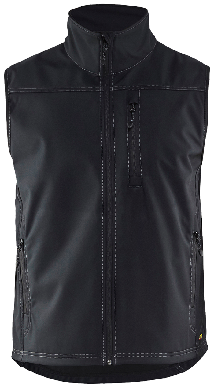 Softshellvest svart xs