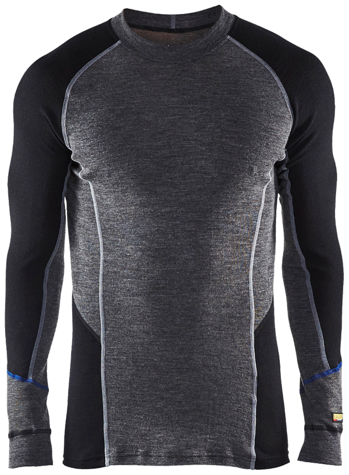 Blåkläder underskjorte 489717, varm, grå/svart, størrelse 2XL