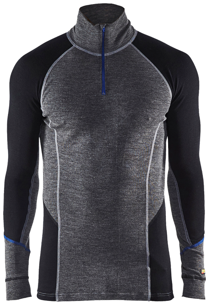 Blåkläder underskjorte 489917, varm, grå/svart, størrelse 3XL