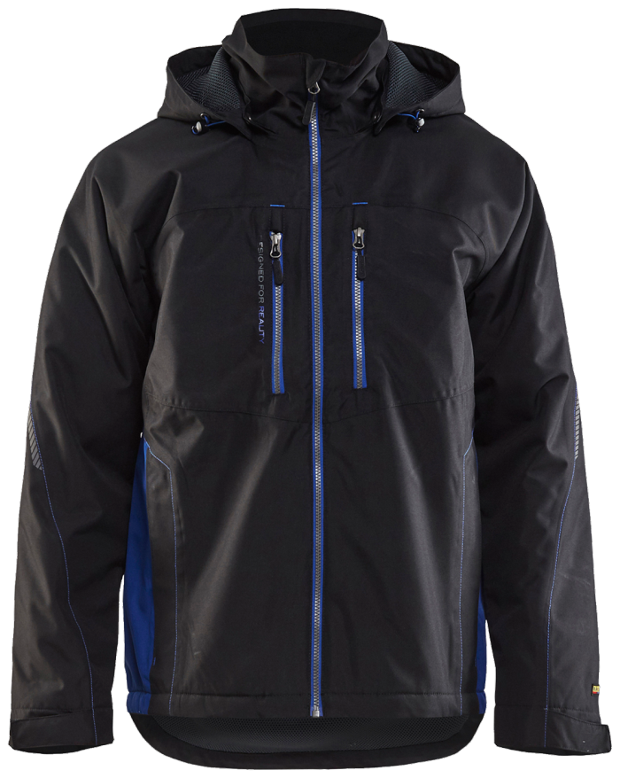 Lett fôret vinterjakke Sort/cob