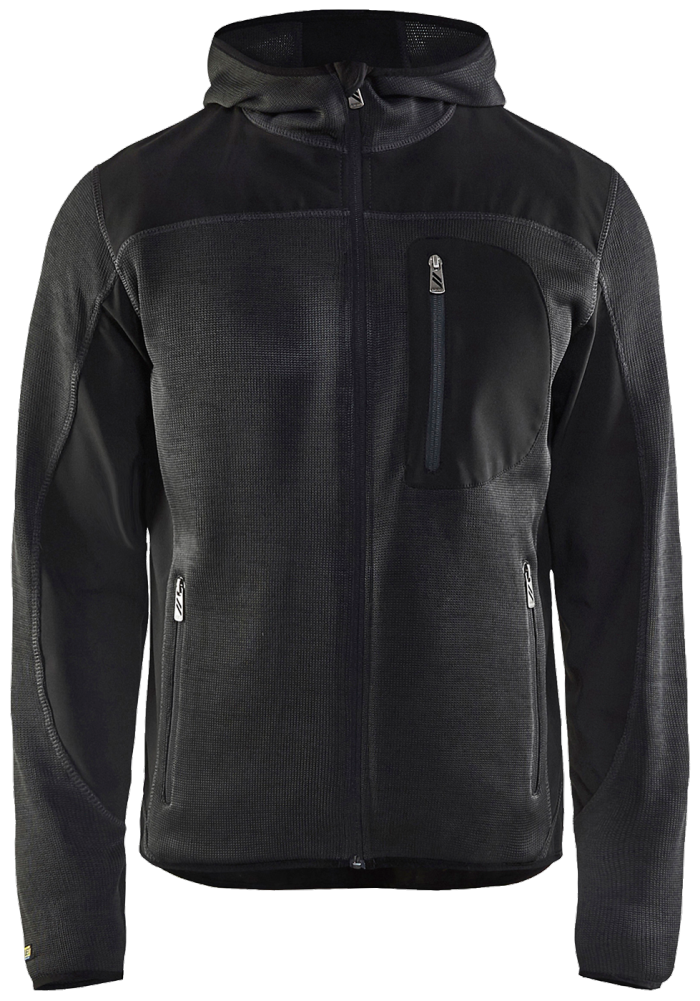 Strikket softshell jakke antra