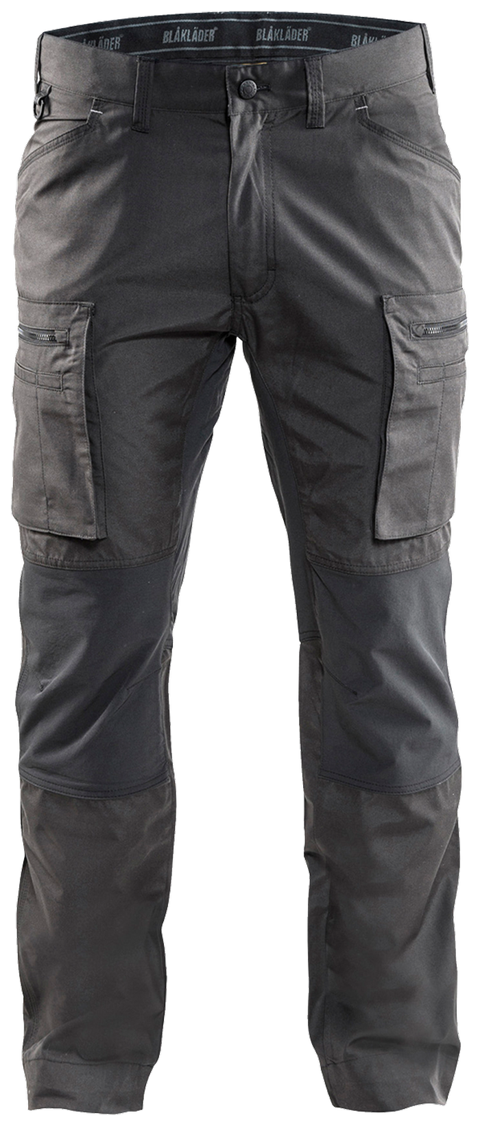 Servicebukse stretch mørk gr