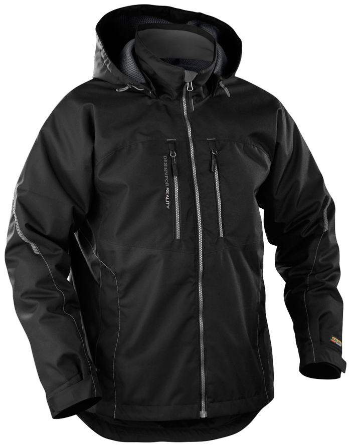 Lett fôret vinterjakke sort xs