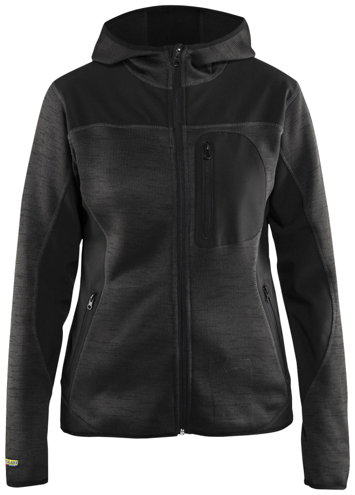 Strikket softshelljakke for kvinner