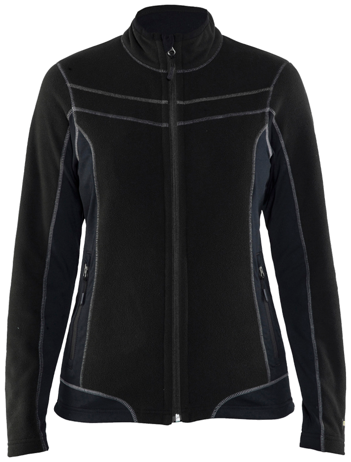 Mikrofleecejakke for kvinner Svart XX