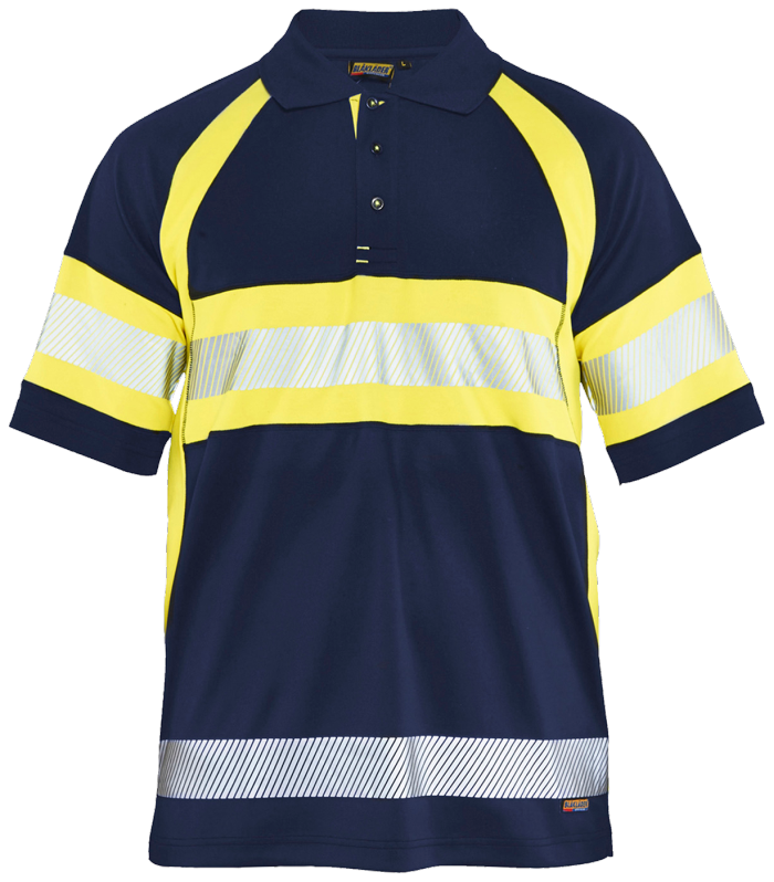 High Vis UV Polo skjorte Navy