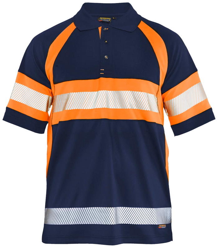 High Vis UV Polo skjorte Navy