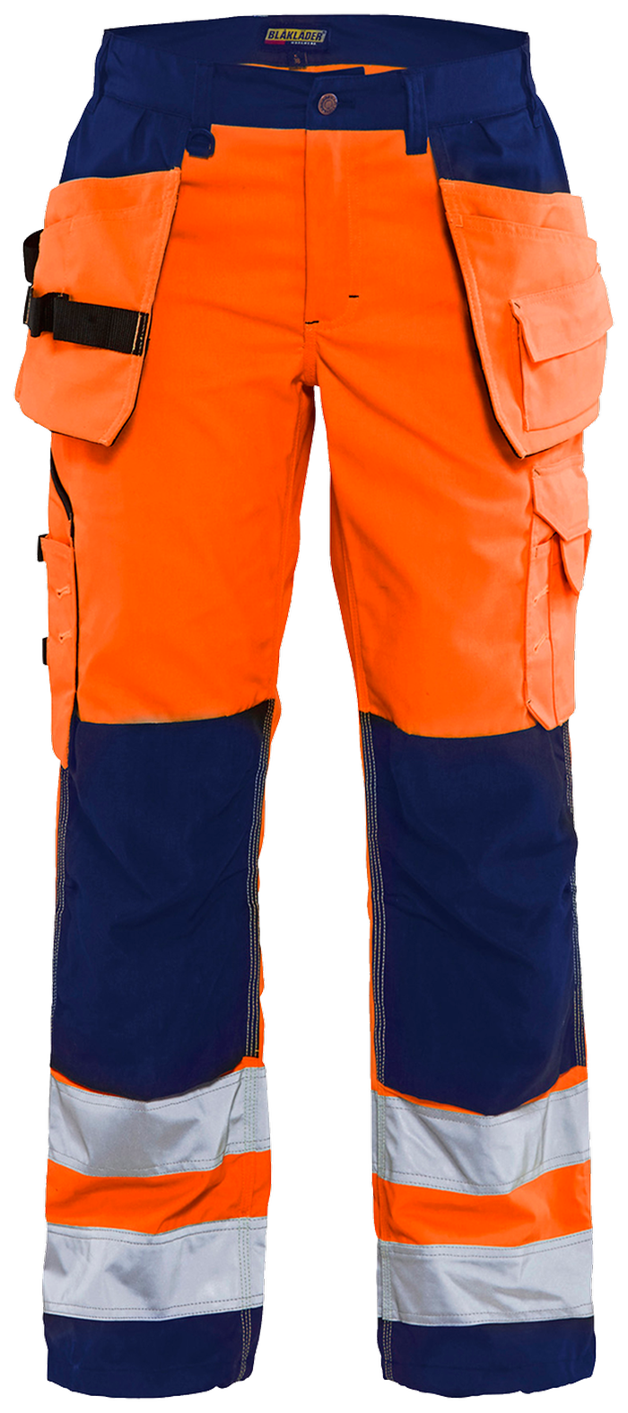 Høy oransje/marineblå dame19