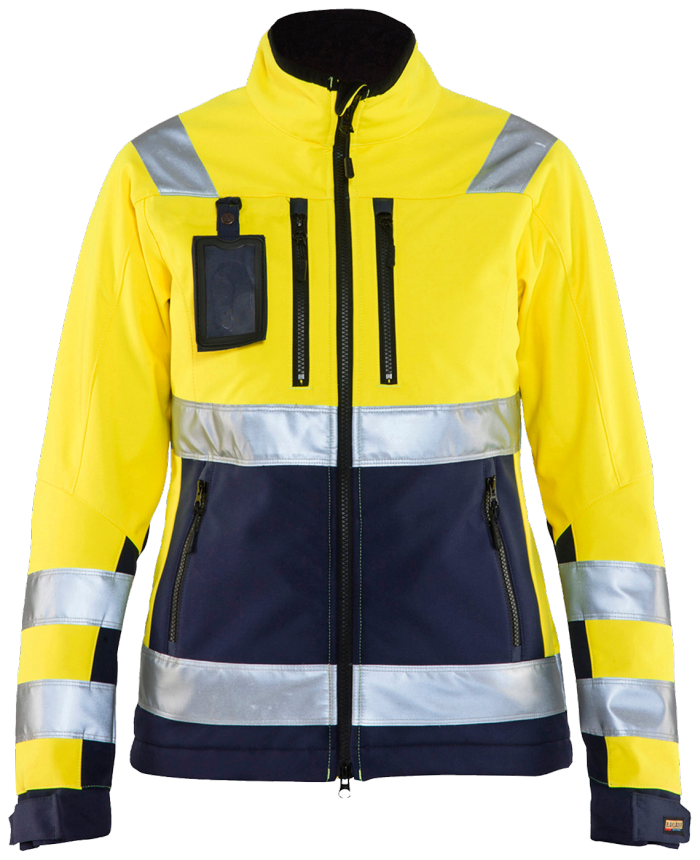 High Vis Softshell-jakke for kvinner