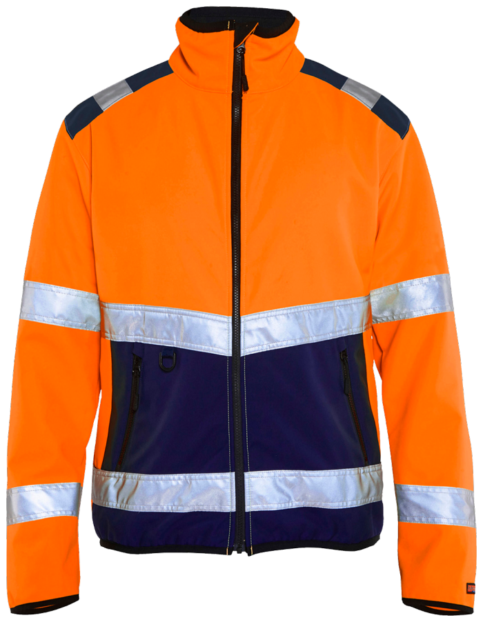 Hi-vis lett softshelljakke xs