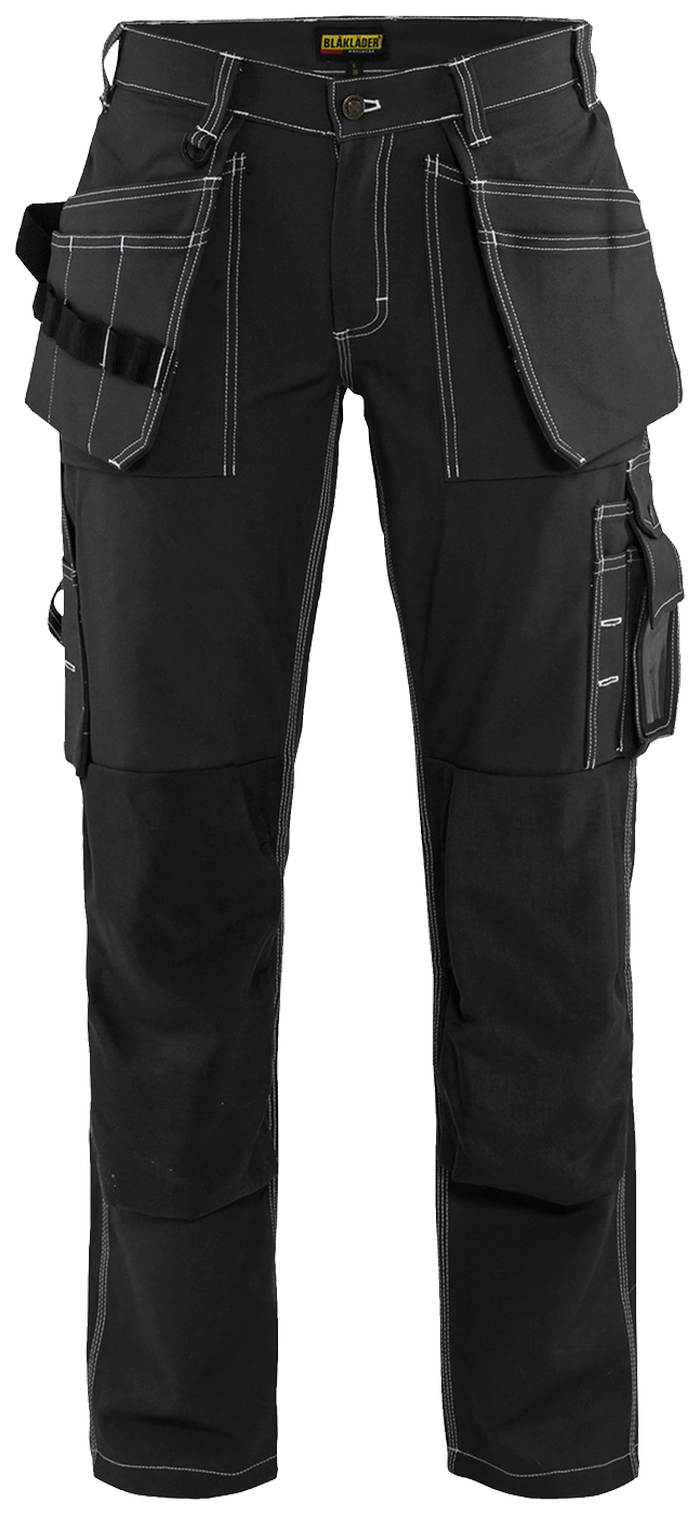 Håndverkerbukse for kvinner Svart C40