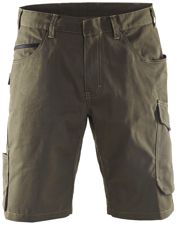 Serviceshorts olivengrønn/svart