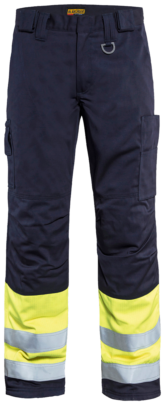 Vinterbukse marineblå/gul c158