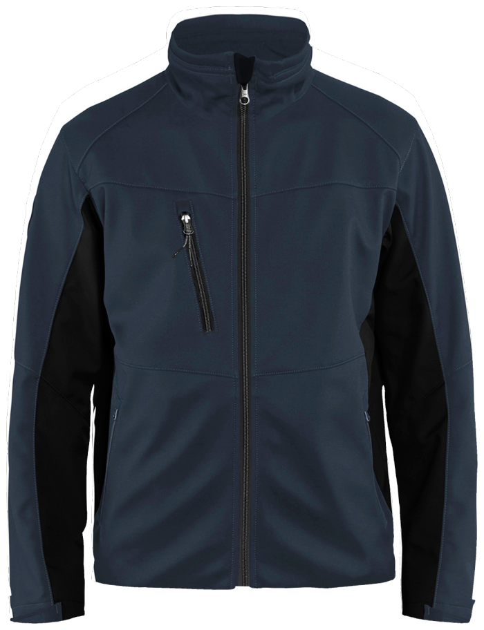 Softshelljakke mørk marineblå