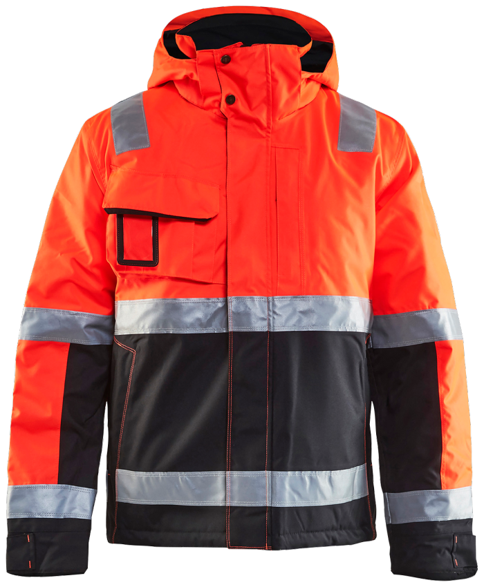 VINTERJAKKE HIVIS RØD/SORT 4XL HI-VIS RØD/SORT 4XL
