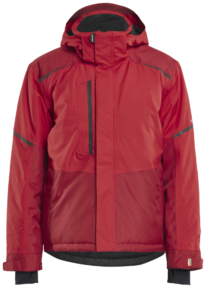 Vinterjakke rød/mørk rød 4xl