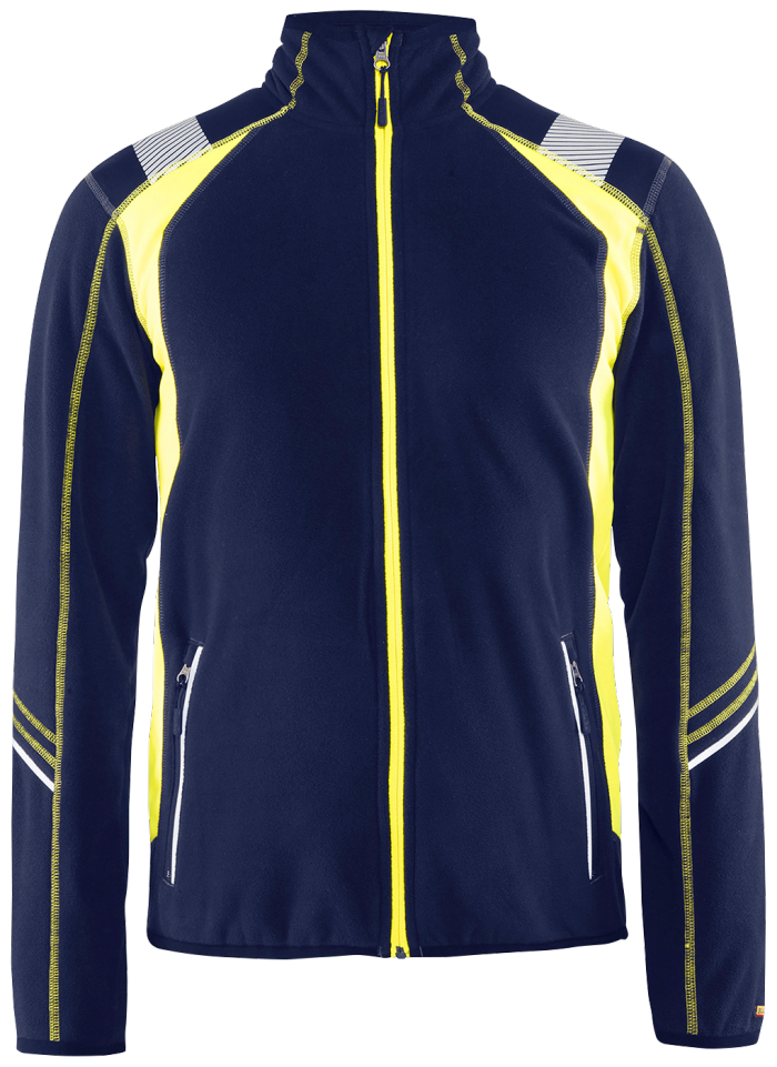 Mikrofleecejakke Marineblå/Hi