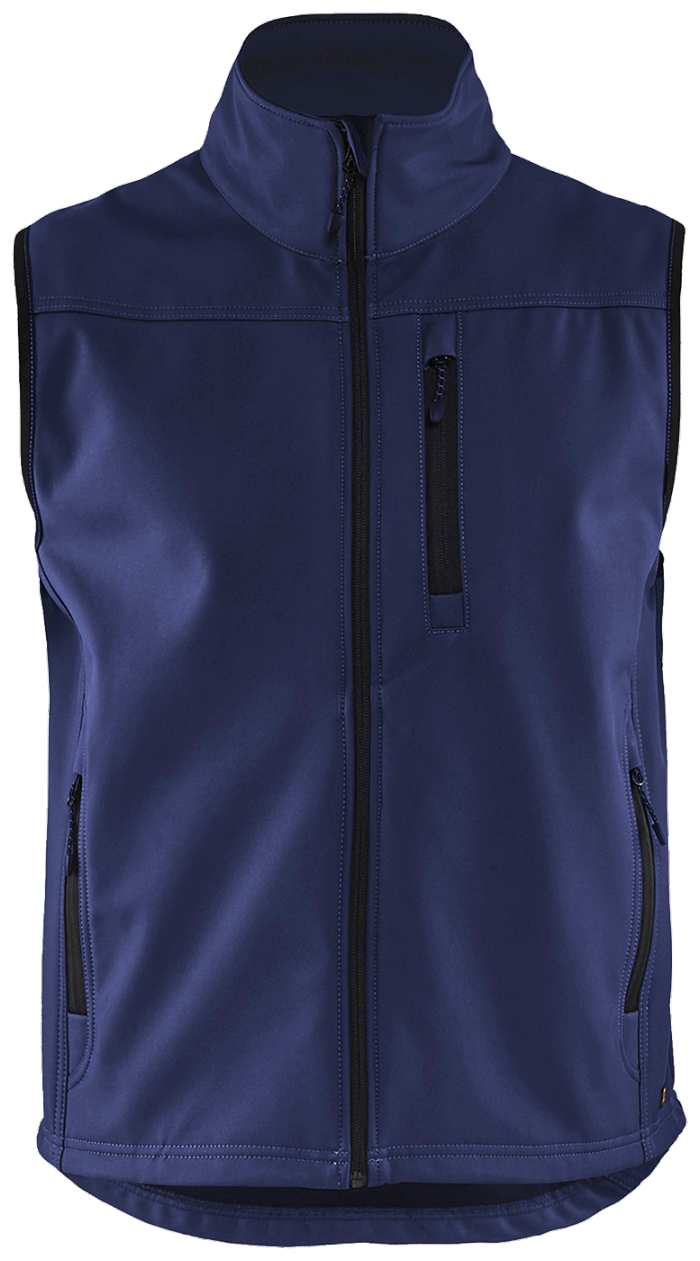 Softshellvest Marineblå XXXL