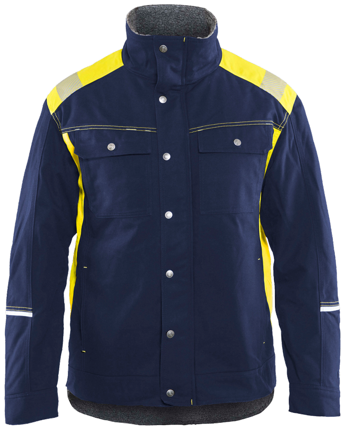 Vinterjakke Marineblå/High Vi