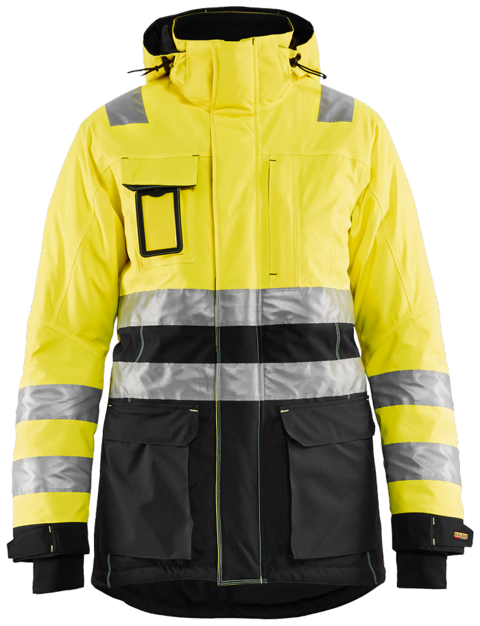 High vis vinter parkas høy for damer