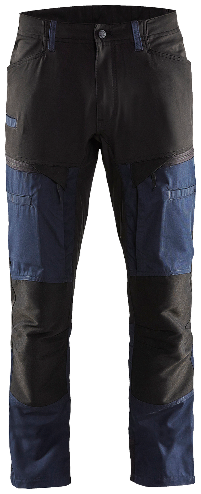 Bukse stretch m.marine/svart 50