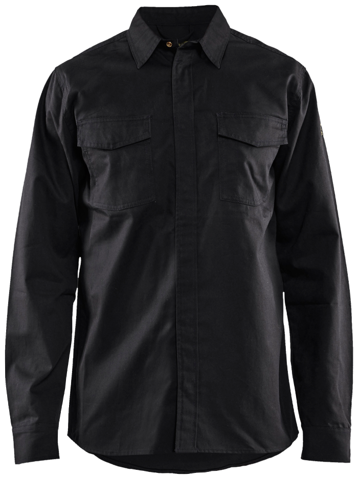Anti-flamme skjorte Svart M