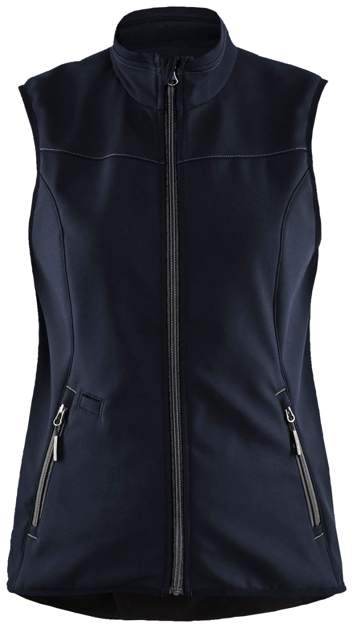 DAME Softshell Vest Mørk Navy
