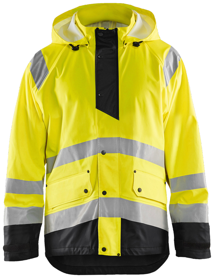 High Vis regnjakke nivå 1 Hig