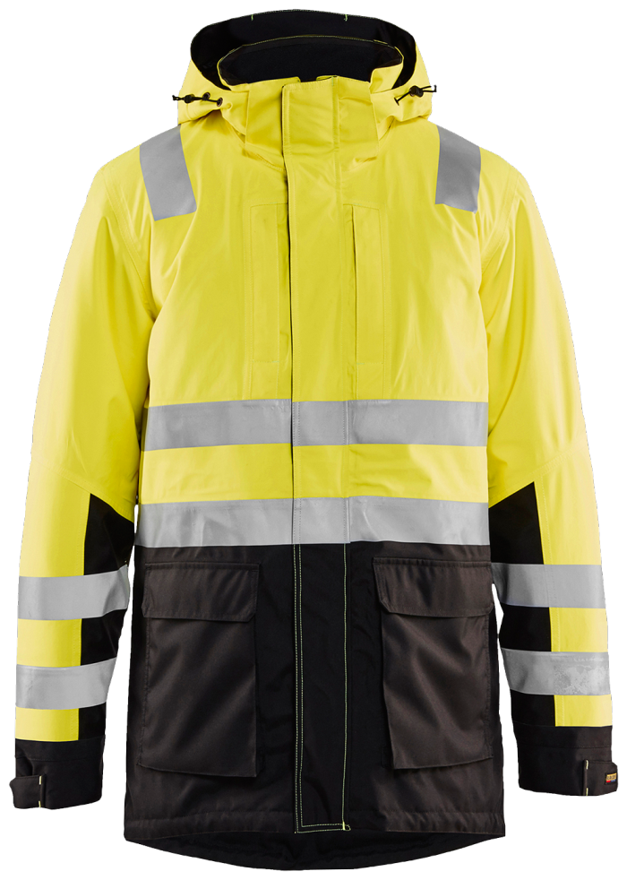 Høy vis p gul/sort4xl