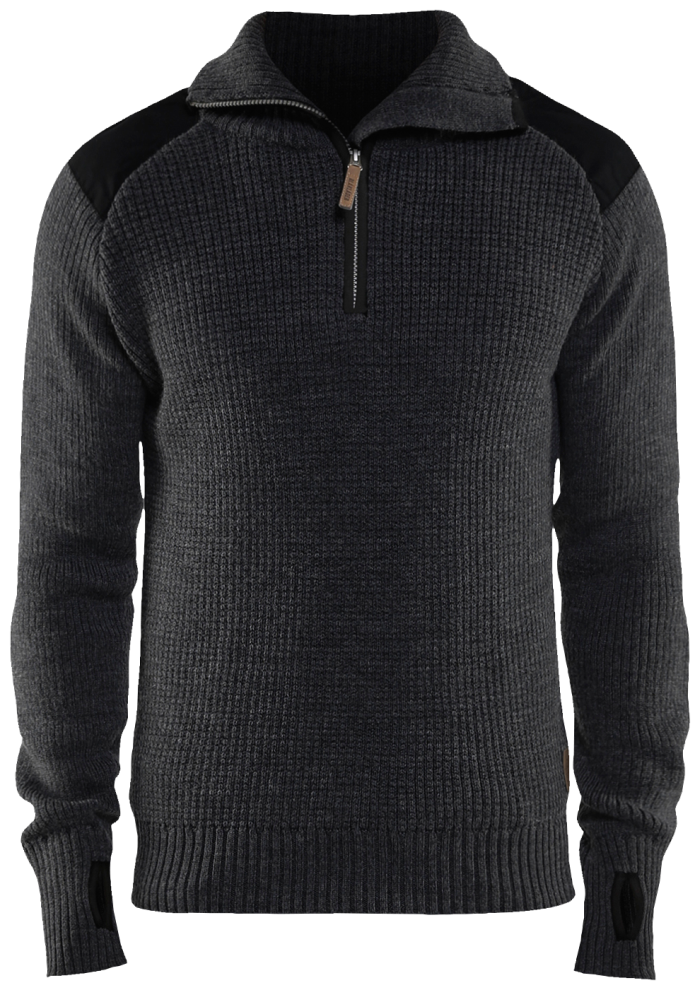 Ullgenser mørk grå/svart 4xl