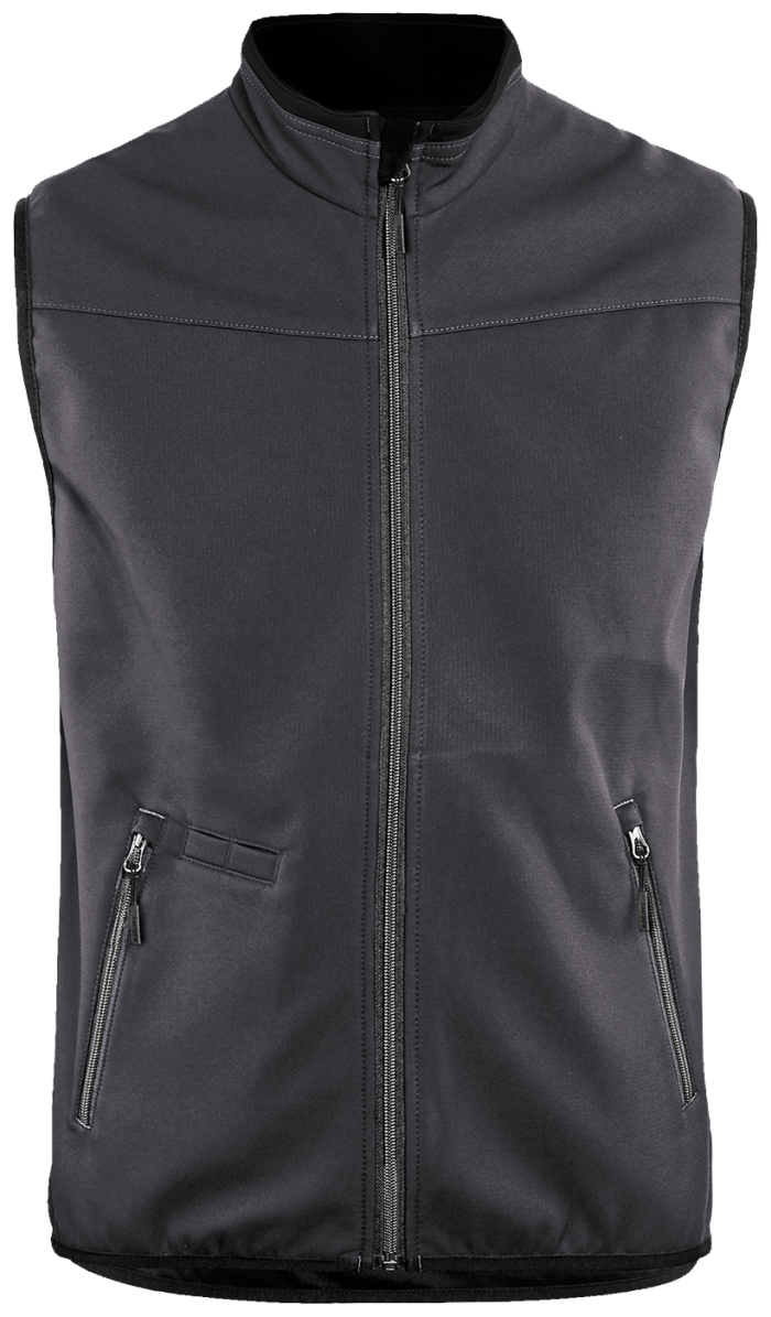 Softshellvest Medium grå/svart