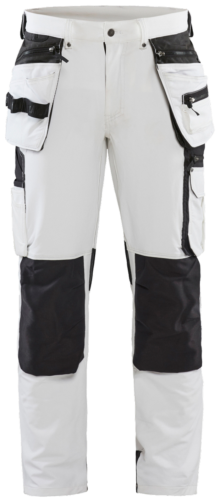 BUKSE STRETCH HVIT/MØRKEGRÅ 52 HVIT/MØRKEGRÅ C52