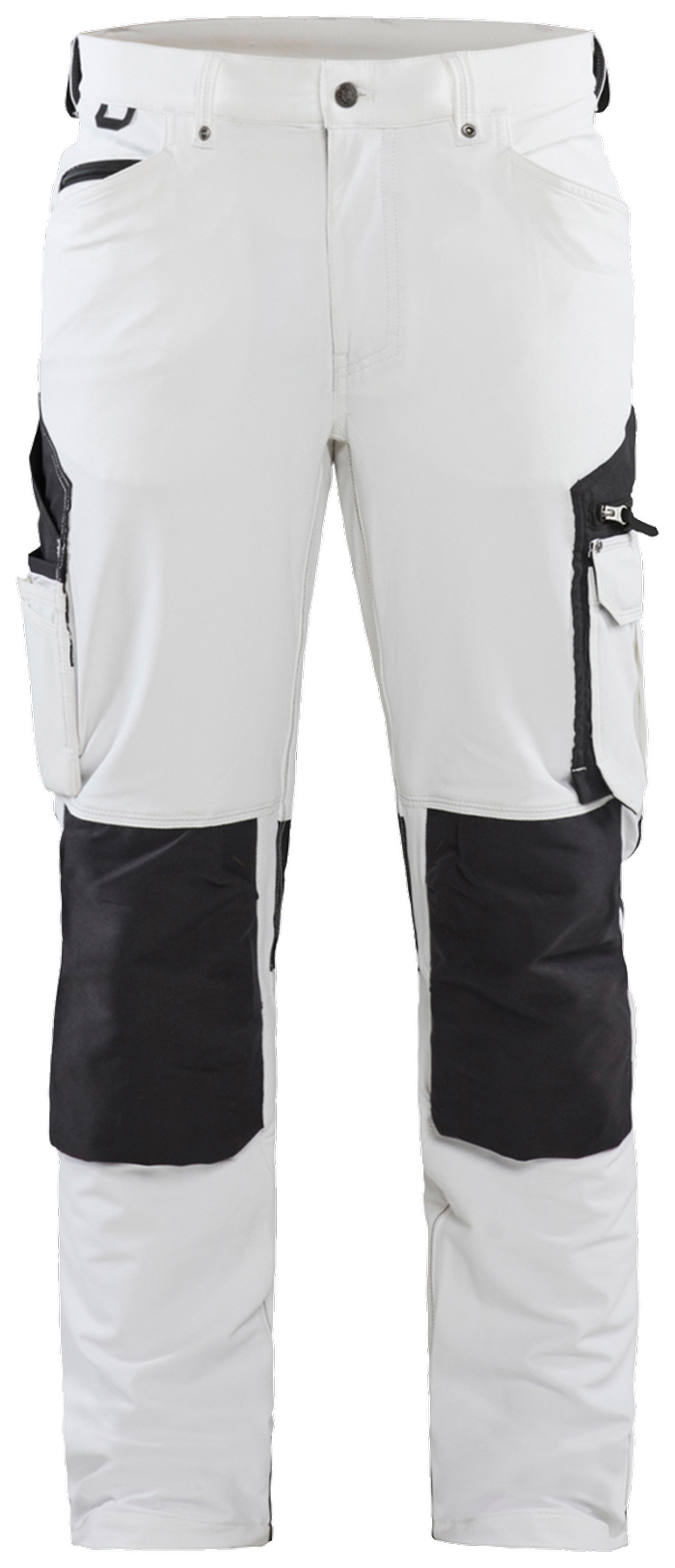 Bukse 4-veis stretch Hvit/Mørk